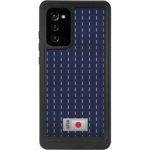 Japan Soccer Flag Galaxy Note20 5G Waterproof Case